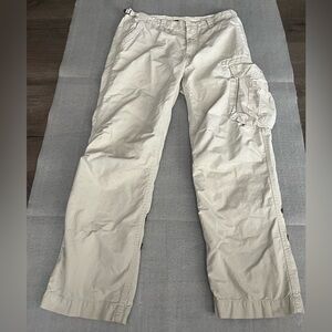 [34/32Ins30”]VTG Polo Ralph Lauren Off White Cargo Pants